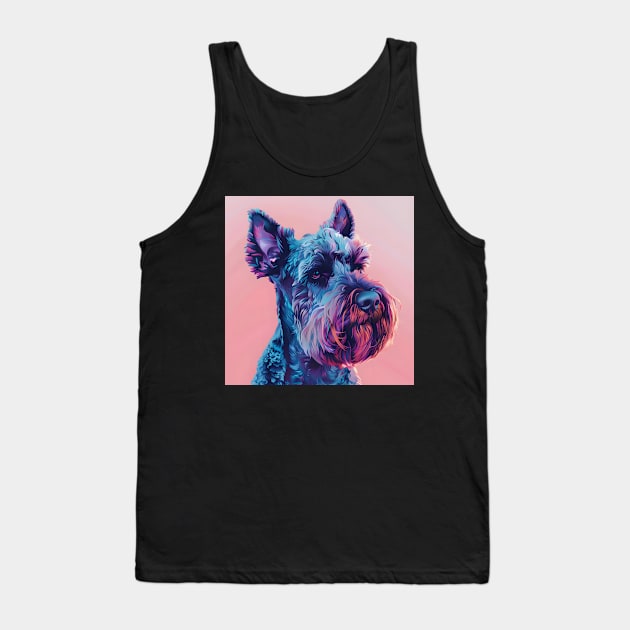 Kerry Blue Terrier in 80's Tank Top by NatashaCuteShop